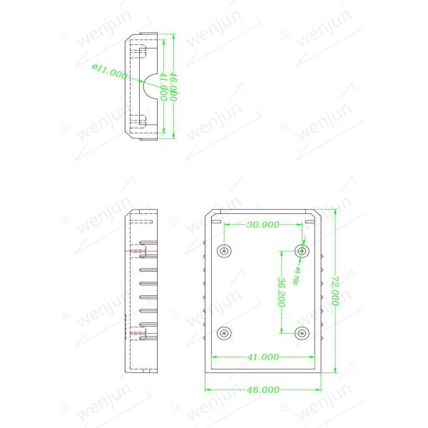 ELM 327 16Pin OBDII Interface Male OBD2 Code Reader Auto Diagnostic Tools Obd2 Shell Scanner Vehicle Tools With Outlet H