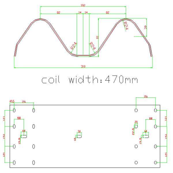 Simple Speed 0 - 15m/min Guard Rail Roll Forming Machine For Highway