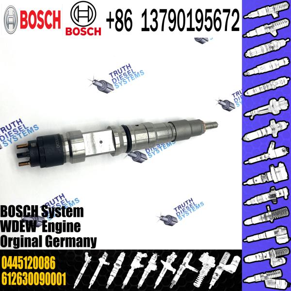 0445120086 Injector Common Rail Injection 0 445 120 086 265 266 127 Diesel Oil Injectors For Bosch Dci11-MS6.3/ZD30K