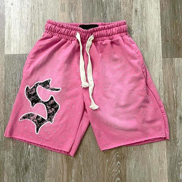 Logotipo de impresión de pantalla de piedra de rincón personalizado de bolsillo lavado con ácido calzoncillos de hombre de época calzoncillos de sudor de algodón calzoncillos franceses de algodón corredores