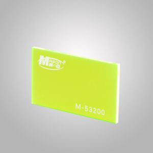 Листового стекл эластичного пластика Tansparent плексиглас дневного зеленого тонкого изготовленный на заказ отрезанный