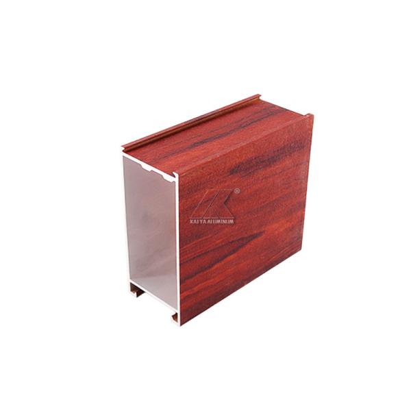 Wood Grain Aluminium Profile To Make Door and Window  -  Buy Window And Door Profile