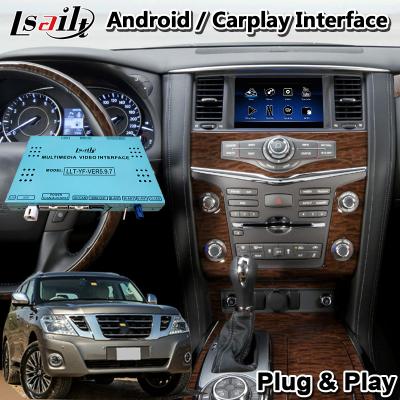 Lsailt 4+64GB Interface de vídeo Android sem fio Carplay para 2012-2017 Nissan Patrol Y62