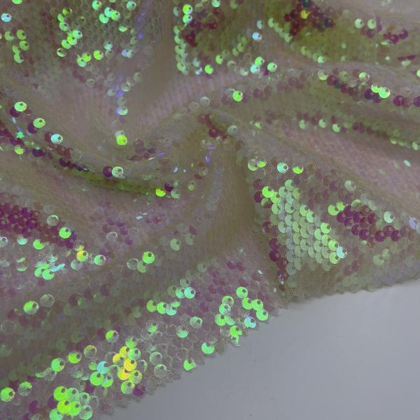 Smooth Sequins Embroidery Fabric Weave M13-044
