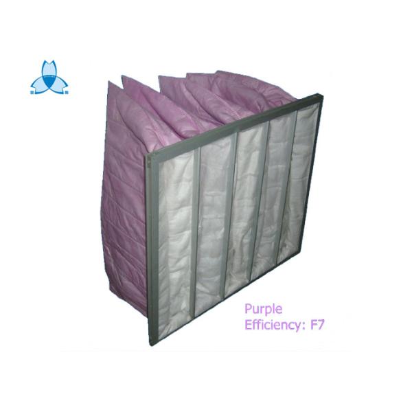Self - Supported Air Conditioning Air Filters , Pocket Cleaning Air Filters For Pharmaceutical