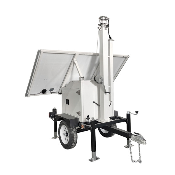 Мобильный трейлер с солнечными батареями мощностью 3*200 Вт