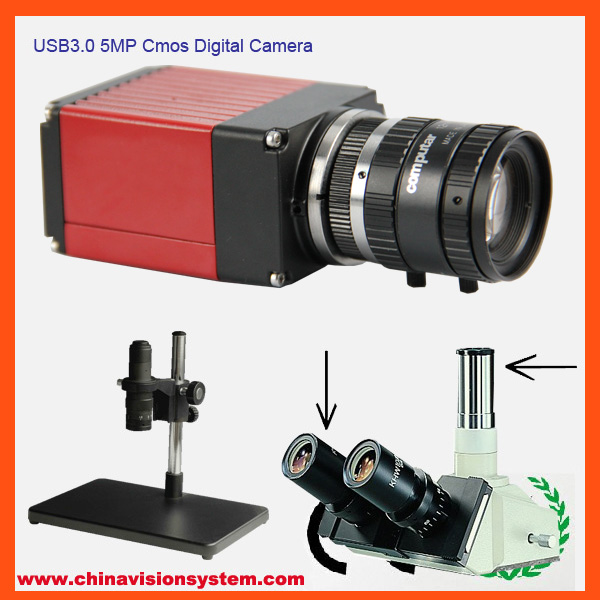 5Megapixles USB3.0 Microscope Camera