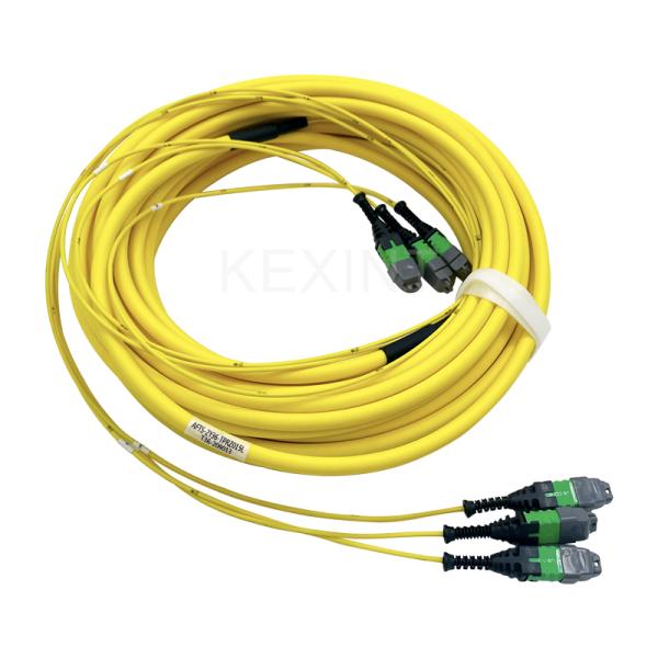 Гибкий провод 15m 20m оптического волокна ядров G657A2 36 KEXINT FTTH MTP PRO 30m