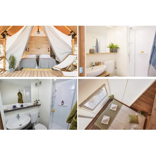 900D водонепроницаемая одиночная палатка для кемпинга Кампинг на открытом воздухе Сафари отель Luxury Canvas Tent