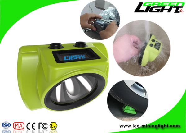 Oled Screen Led Headlamp Mining Hard Hat Lights Lithium Battery 6.8Ah 18000lux