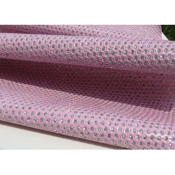Chunky Metallic Sequined Perforated Leather Fabric Wallpaper Home Decoration Curtain