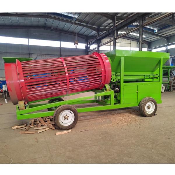 Rapid Rotary Type Wood Chips Machine For Firewood Trommel Screen With Customized Making