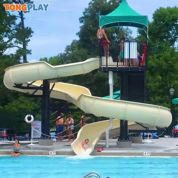 Commercial Water Theme Park Equipment Aqua Play Amusement Adult Swimming Pool Game Children Pool Slide Price Design Fiberglass