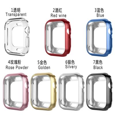 Caisse imperméable plaquée de montre de TPU Apple tous les 40mm inclus 44mm