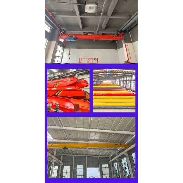 Electric Hoist Overhead Crane with 1 Ton-10 Ton Lifting Capacity, Pendant & Wireless Remote Control, and 25 m Max. Lifting Height