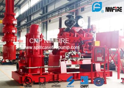Motor diesel padrão de NFPA20 Vertial - capacidade conduzida da bomba de fogo 5000GPM