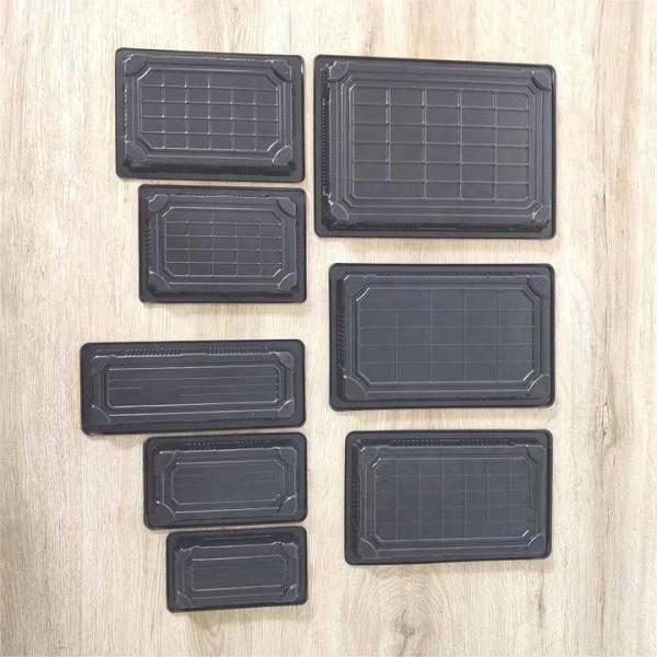 Disposable Japanese Plastic Fish Shaped Sushi Packaging Serving Tray Biodegradable Takeaway Boat Shaped To Go Box