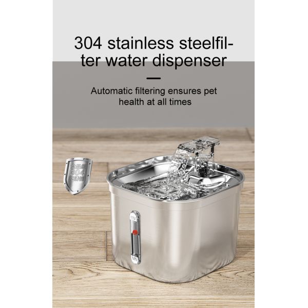 Large Capacity Intelligent Automatic Pet Water Dispenser Automatic Circulation Pet Fountain Pet Bowls & Feeders