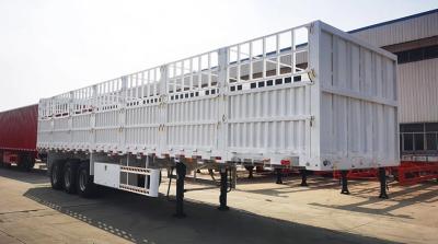 Versatile 60T Side Wall Cargo Trailer For Bulk Cargo Transportation