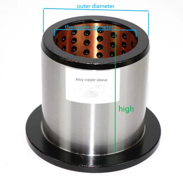 Рукав вала цапфы высокой износостойкости запасных частей экскаватора OEM стальной