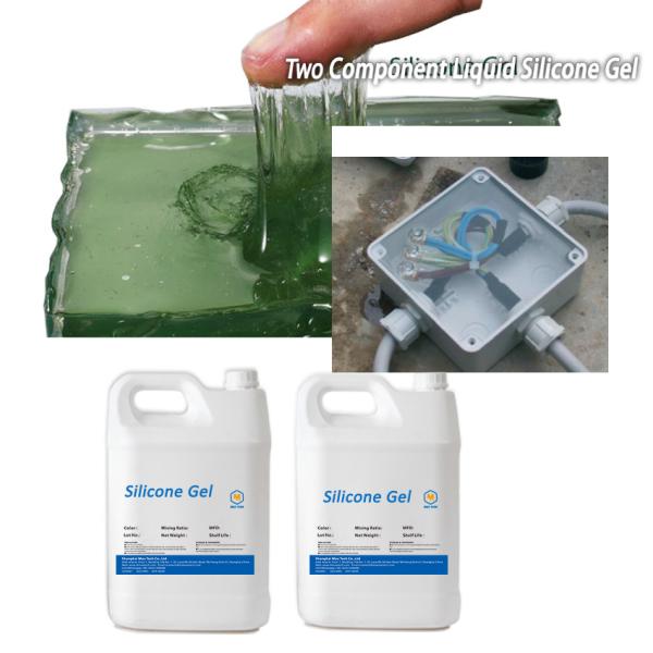 Transparent Self-Healing Silicone Gel for Encapsulating and Potting Electrical Components and Enclosures
