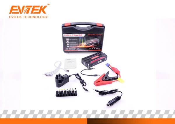 4 USB Ports 10000mah Portable Car 12v Jump Starter With Standard Accessories