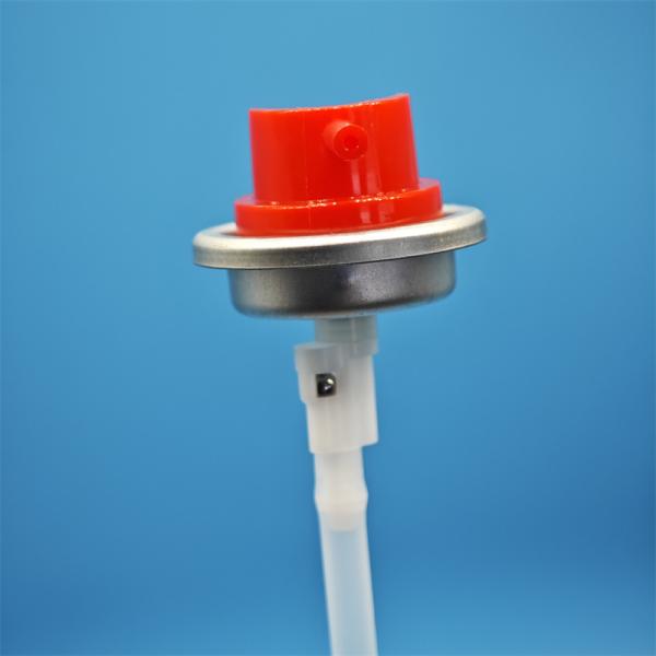360 Degree Spray Valve for Aerosol Can Dispensing Omnidirectional Actuator for Automotive, Cleaning, and Maintenance Use