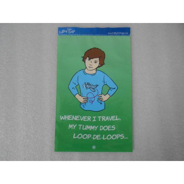 Напечатанное Ldpe уплотнение сжатия кладет синь в мешки с малым шаржем для игрушек детей