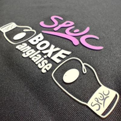 Soft Rubber Heat Press Clothing Labels Custom Designed