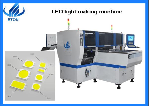 Multi Functional SMD Mounting Machine 24 Heads 90000 CPH DOB LED Bulb Making Machine