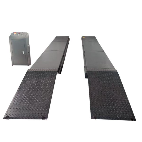 Ultra Thin Small Car Lifter with Double Cylinder Hydraulic Lift Lifting Capacity 4000kgs