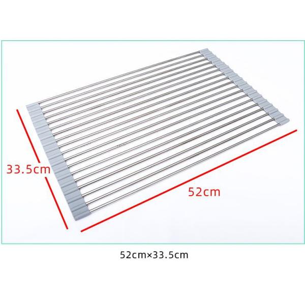 304 Stainless Steel 45X15cm Kitchen Vegetable Rack