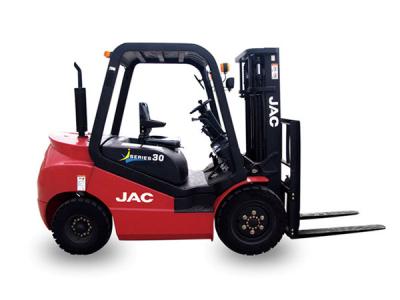 JAC 4 Wheel Drive Forklift , Industrial Forklift Truck 3m - 6m Lift Height