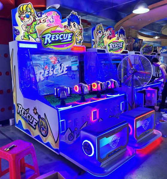 Durable Ticket Redemption Game Machine 450kg Multi Language Support  For 4 Players