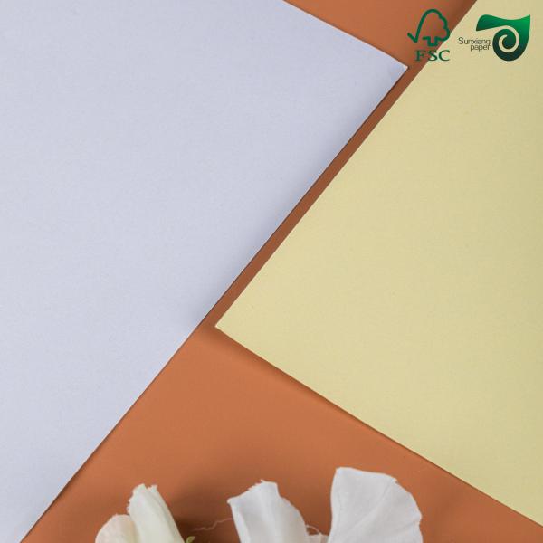 FSC 65gsm 70gsm 80gsm Wet Strength White Paper Beverage Label Packaging