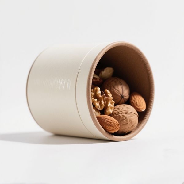Sealed Paper Tube Containers Food Safe Moisture Proof Round Cardboard Cylinders