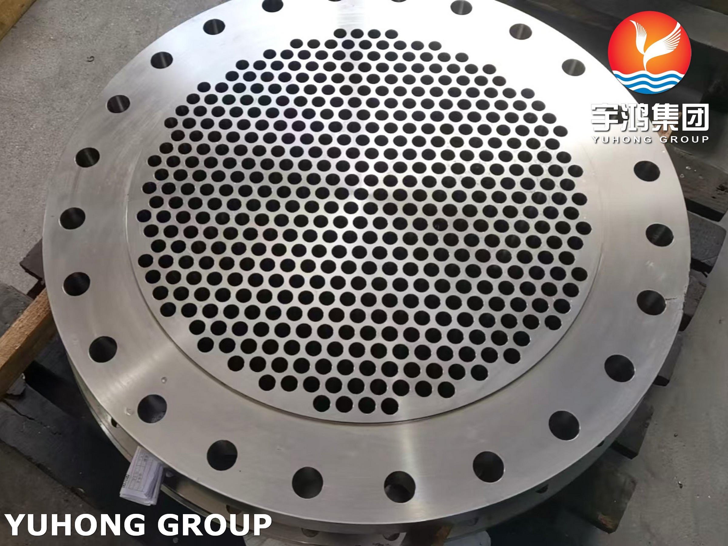Forged ASTM A182 F316Ti Titanium Stabilized Tubesheet for High-Temperature Heat Exchangers