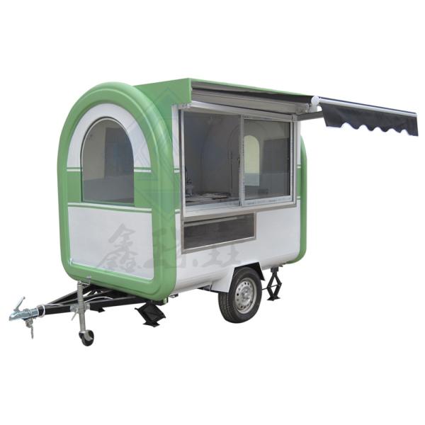 250*160*210cm Custom Size Street Mobile Kitchen Mobile Ice Cream Fast Food Car