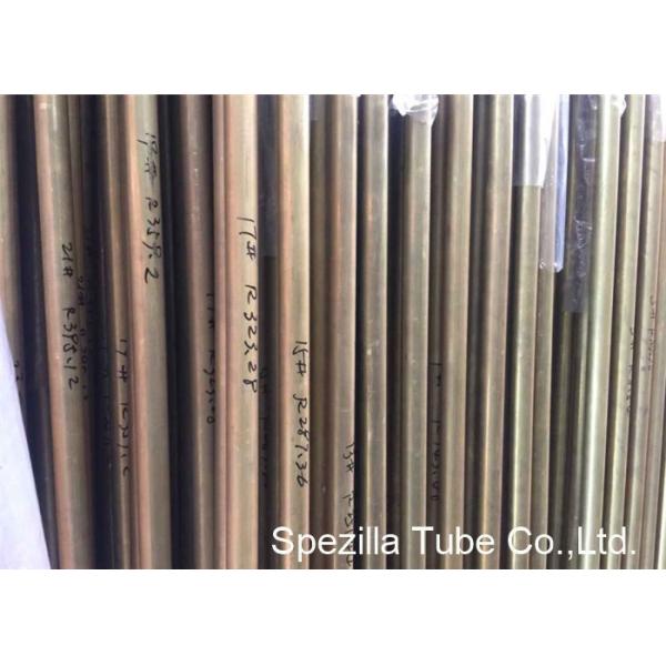 EN CZ111 CW706R de las BS 2871 del cambiador de calor del tubo del acero inoxidable del Ministerio de marina OD 19,05 x 1.65M M