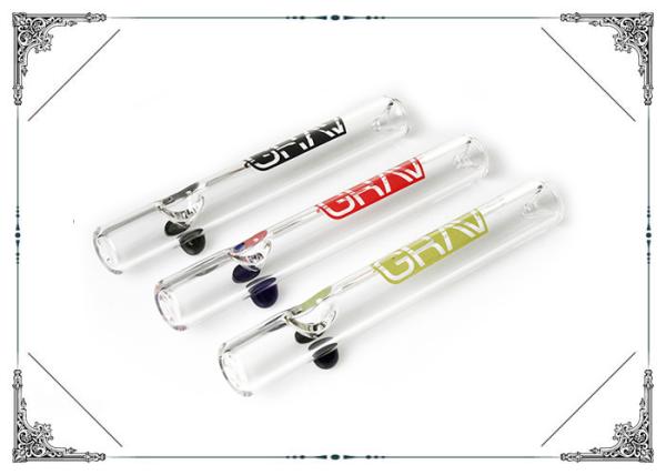 7 Inch Grav Glass Steamroller Smoking Pipes Hand Tobacco Pipe Mix Color