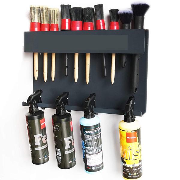 Estaca de latas de aço para oficina, porta-latas para casa e jardim