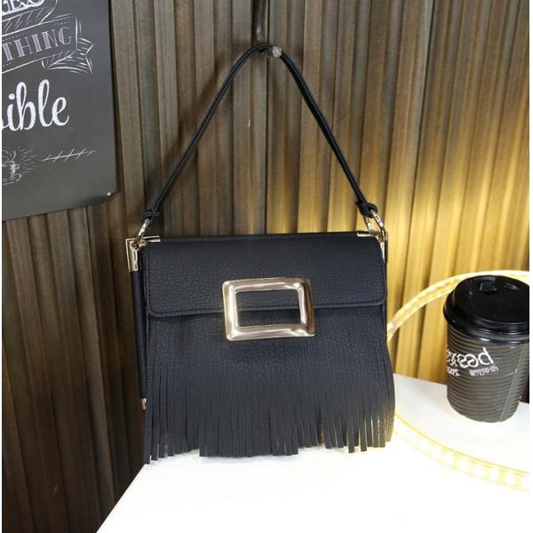 Korean Harajuku retro simplicity Messenger fringed bags small shoulder bag woman female