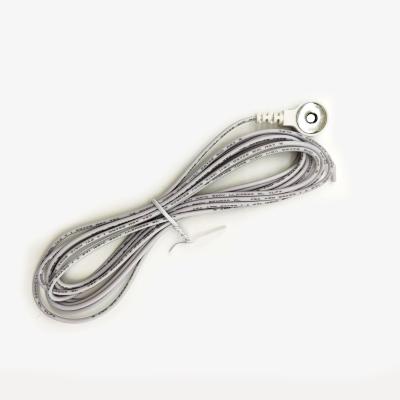 Custom ECG Cables 1 Lead 4.0mm Electrode Snaps Medical Device Cables