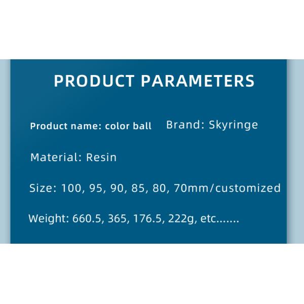 шарик хрустального шара шариков 40mm 50mm прозрачный жонглируя красный голубой акриловый