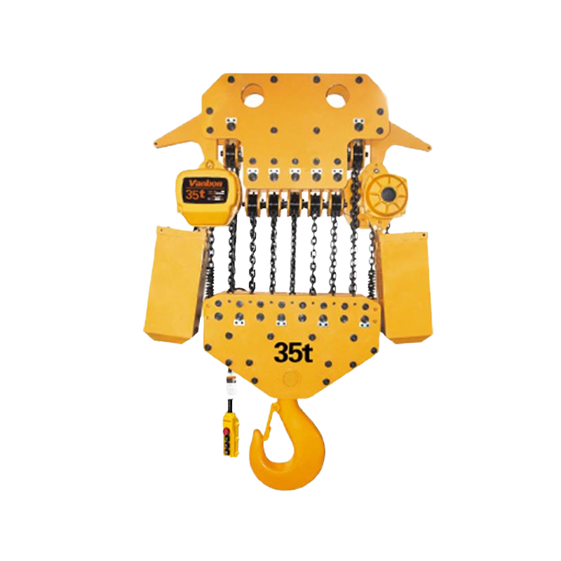 Safe Working Lifting Chain Hoist Frequent Duty Double Chain Hoist 32 Ton
