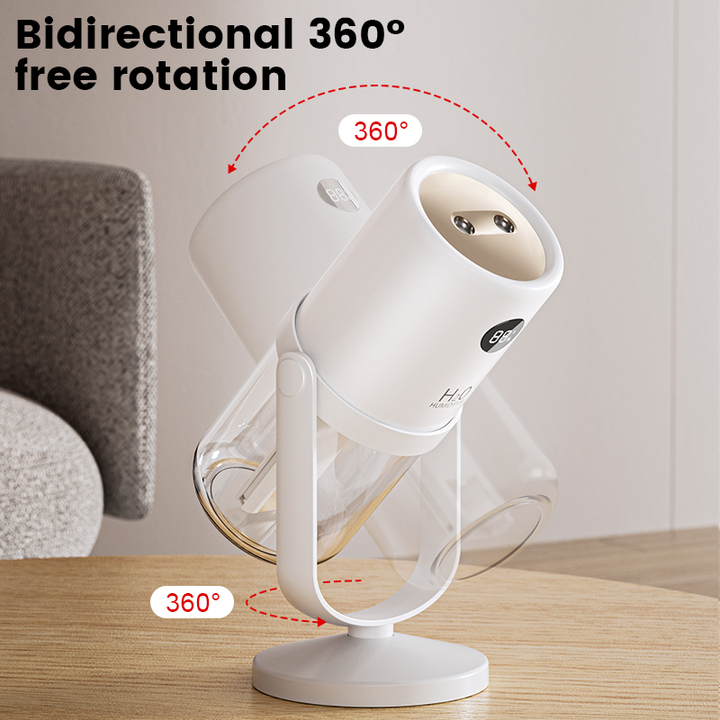 Wholesale Cool Mist 1200mah Battery USB Rechargeable Portable Digital Display Mini Ultrasonic Electric Air Humidifier with UV