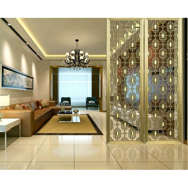 Stainless Steel Room Divider Elegant Separation Stainless Steel Sliding 304 316 Grade