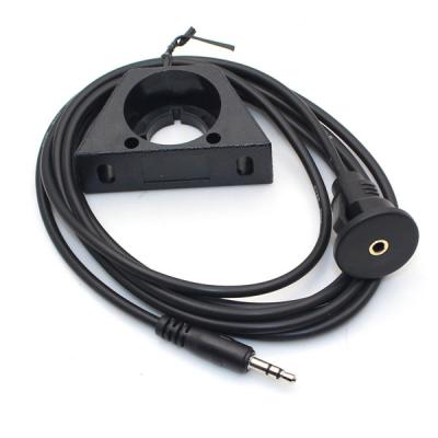 2m Mount pannel 3.5mm AUX Extension for car ,motorcycle ,boat