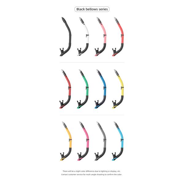 Semi submarino de natación de entrenamiento de snorkel conjunto para adultos buceo pesca de lanza silicona PVC