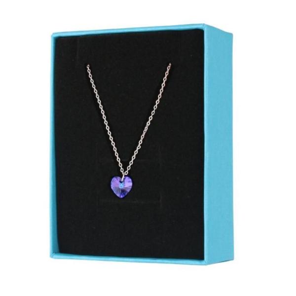 Medium Luxury Paper Jewelry Boxes With Open Way Lid And Base Design Customized